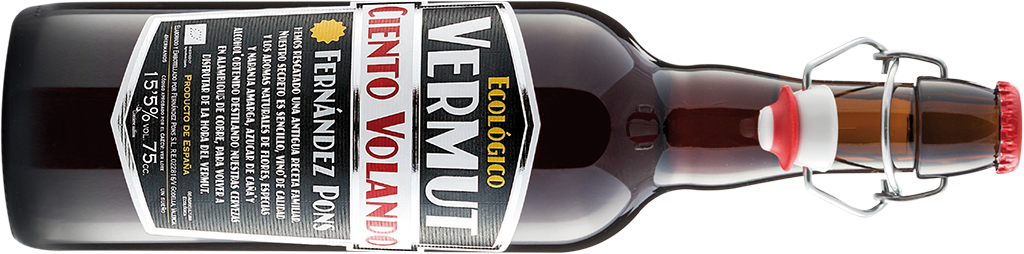 Vermut rojo ciento volando