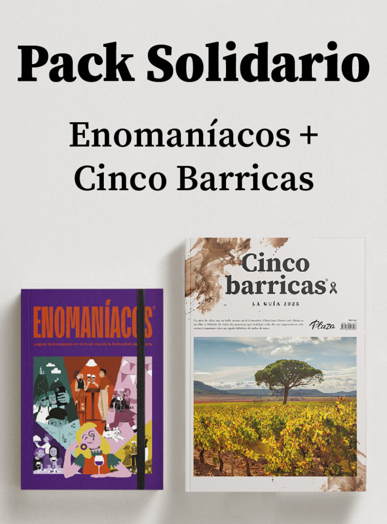 Pack Solidario Guía Cinco barricas + Enomaníacos