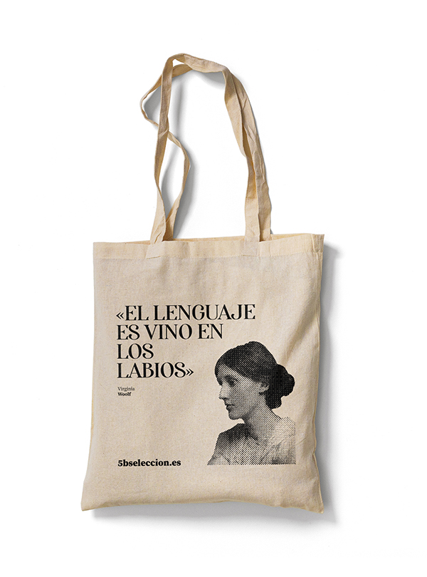 Tote bag-Virginia Woolf