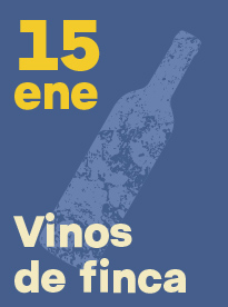 Cata de vinos Vinos de finca. Jueves 15 de enero
